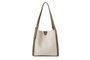 Lucky Bees Bolso Tote Crema y Visón Oscuro